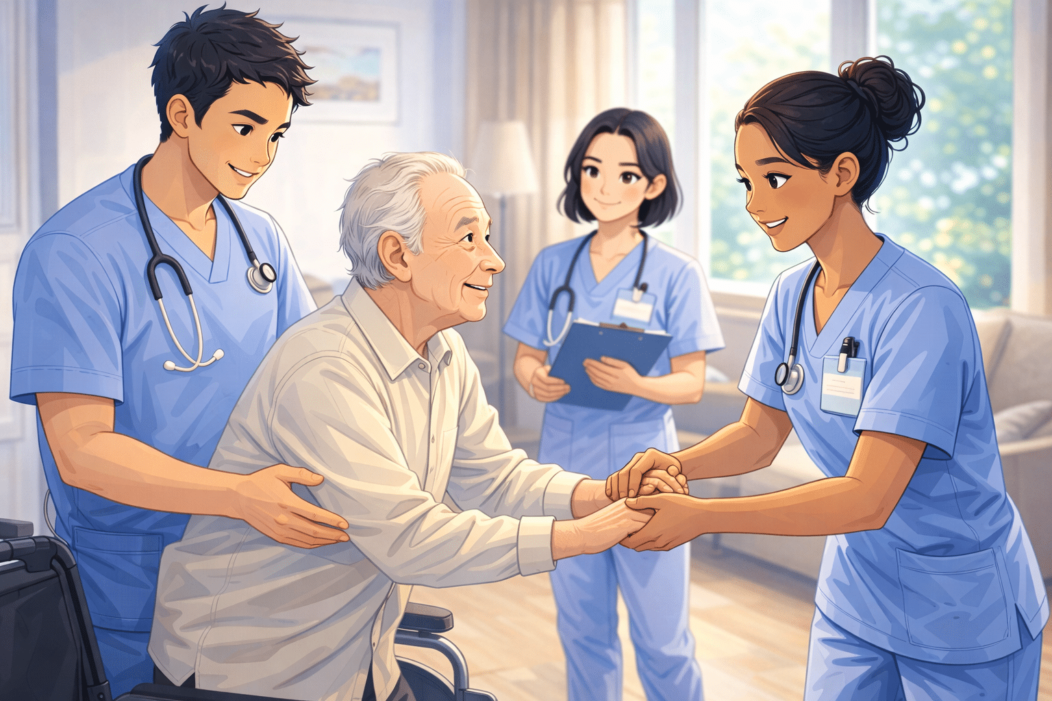 Verdienst als Altenpfleger