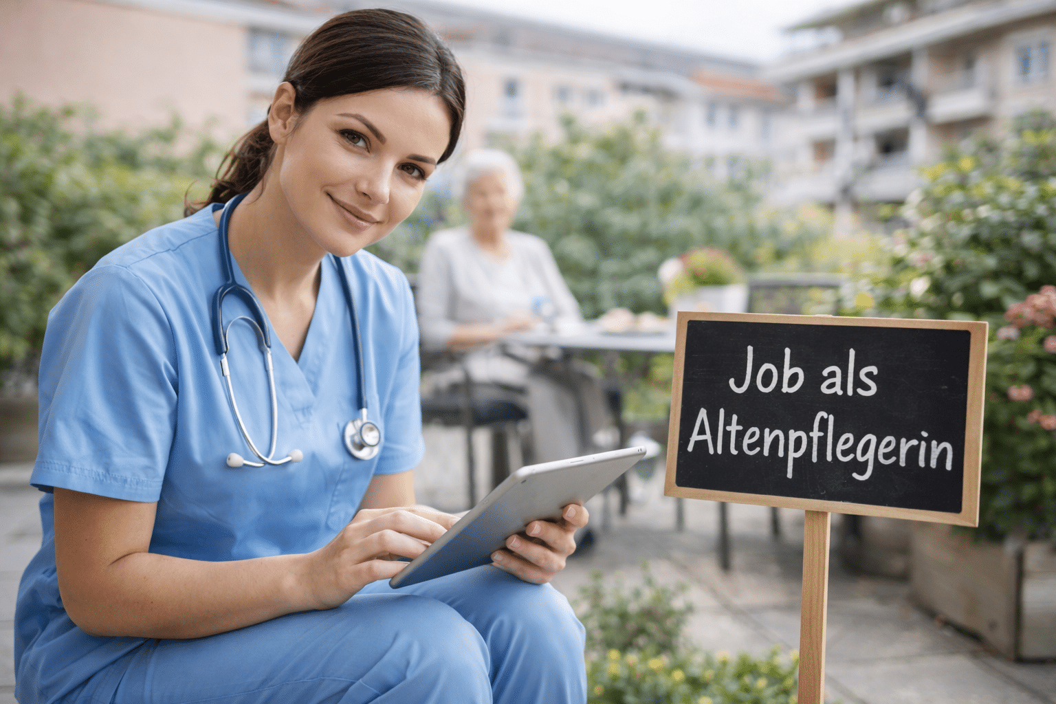 Job als Altenpflegerin